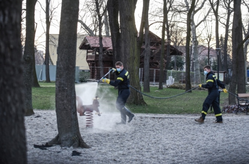 Fertőtlenítés Csornán