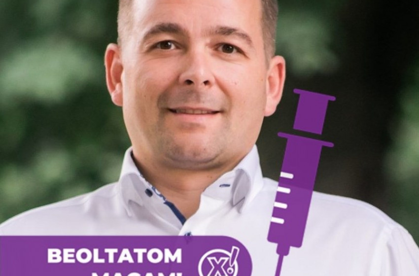 A védőoltás beadására bíztat Csitei Gábor, Mihályi polgármestere