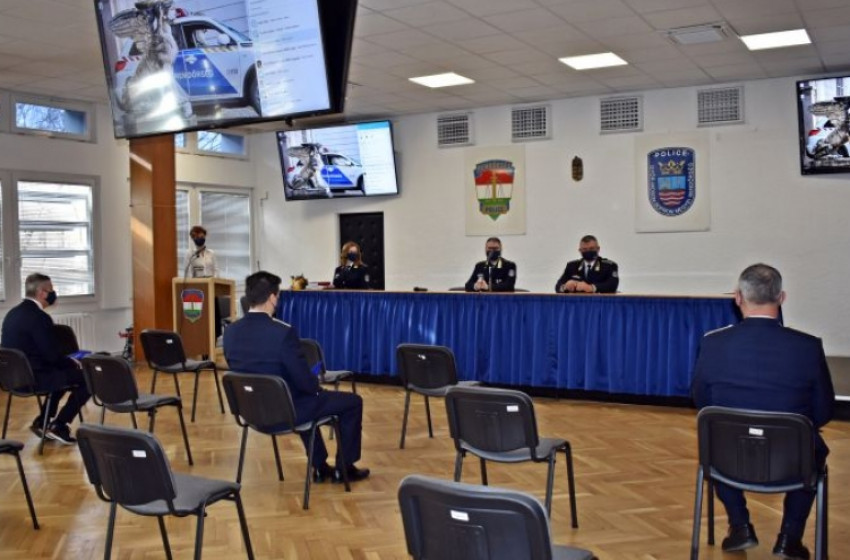 Elismerések a megye rendőreinek 