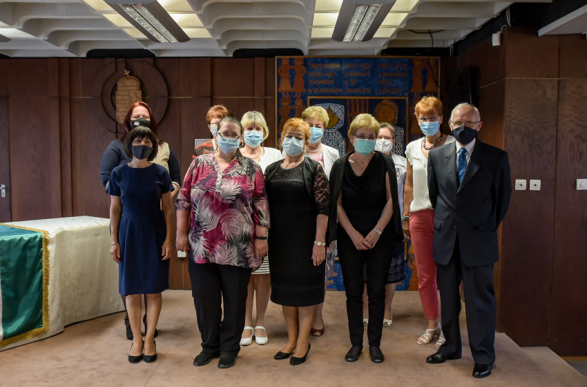 Pedagógusokat köszöntöttek Csornán