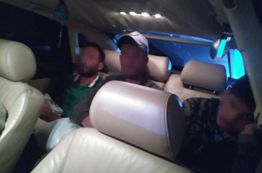 Embercsempész az M1-es autópályán, Győr térségében 