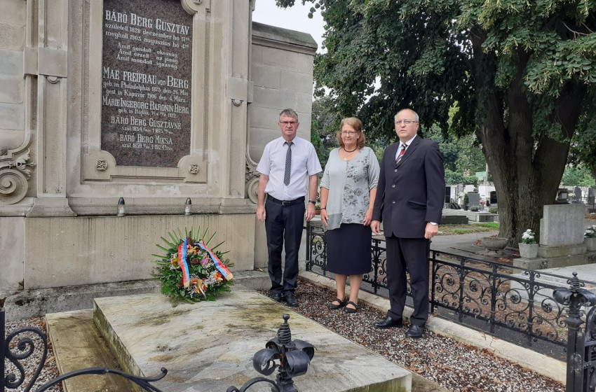 Báró Berg Gusztávra emlékeztek Kapuváron