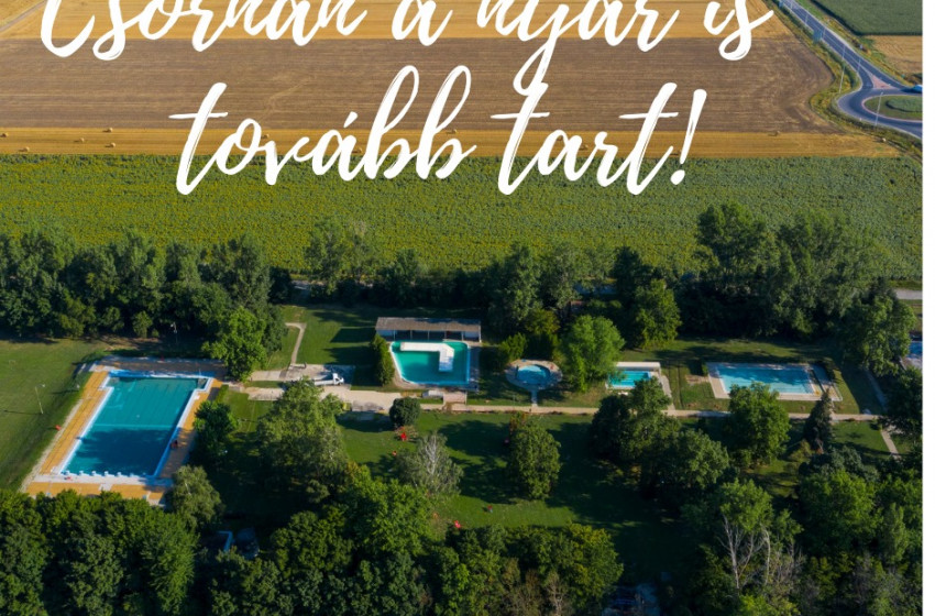 Meghosszabbítja nyitva tartását a csornai fürdő 