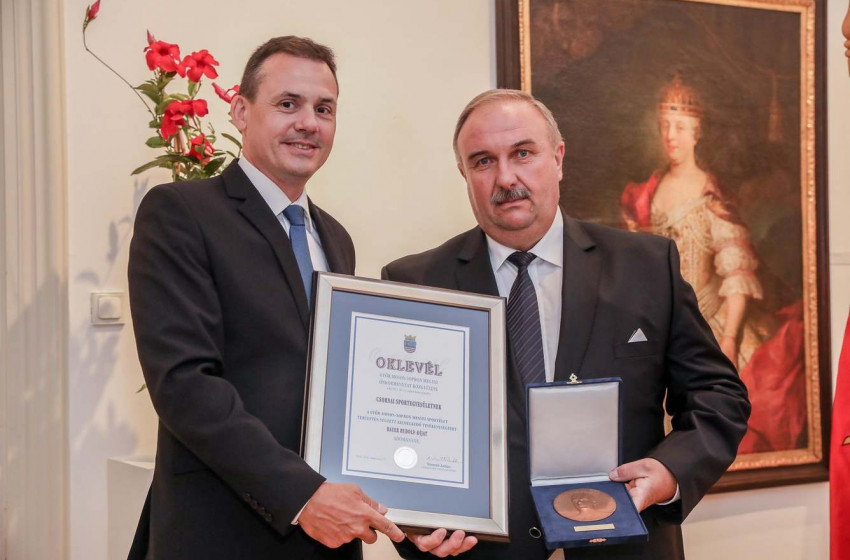 Megyei elismerésben részesült a Csornai Sportegyesület