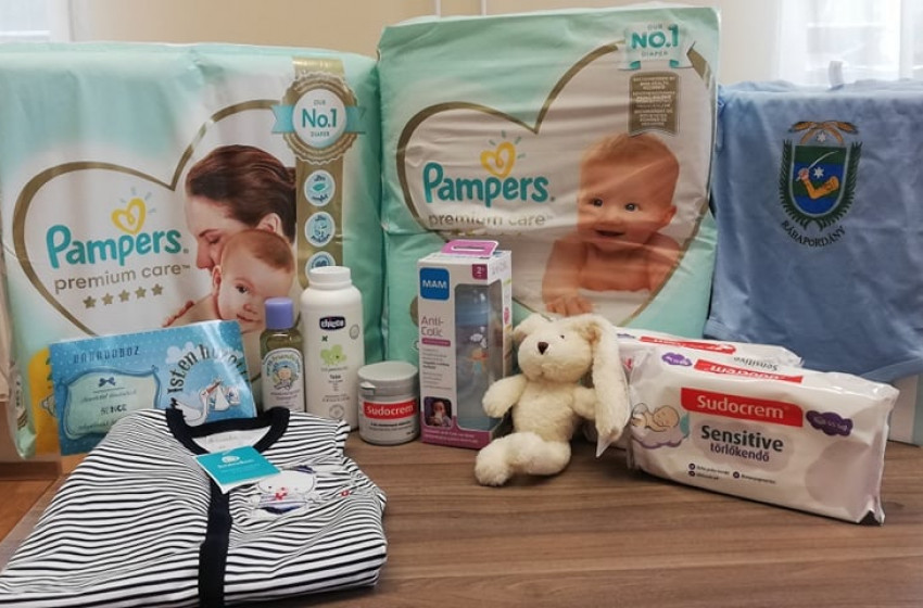 Babadobozt ad Rábapordány a település újszülöttjeinek