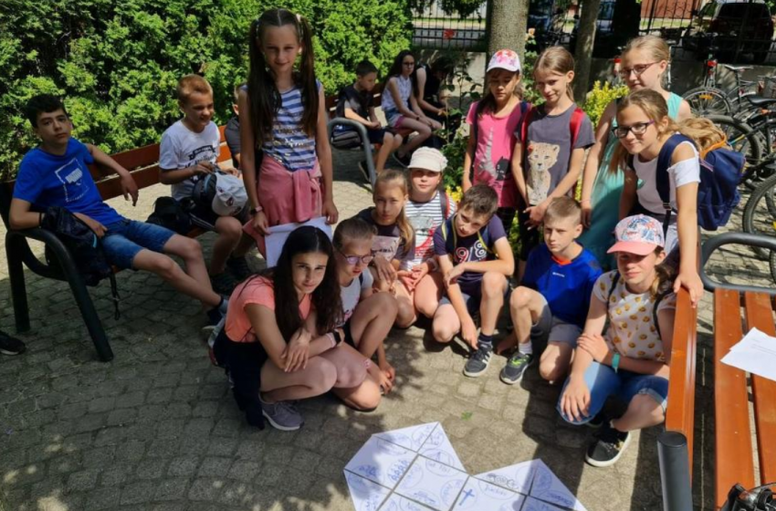 Csornai iskolások zarándoklata