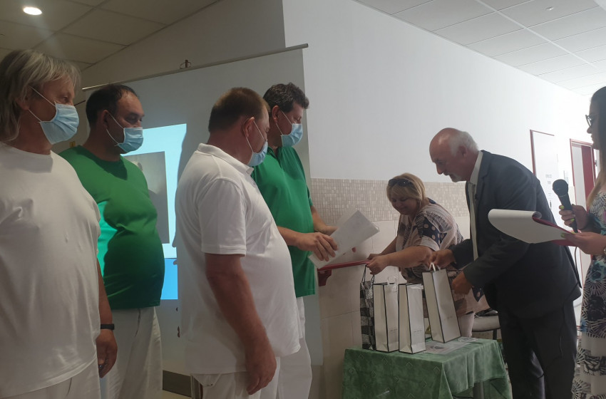 Kórházi elismeréseket adtak át Csornán