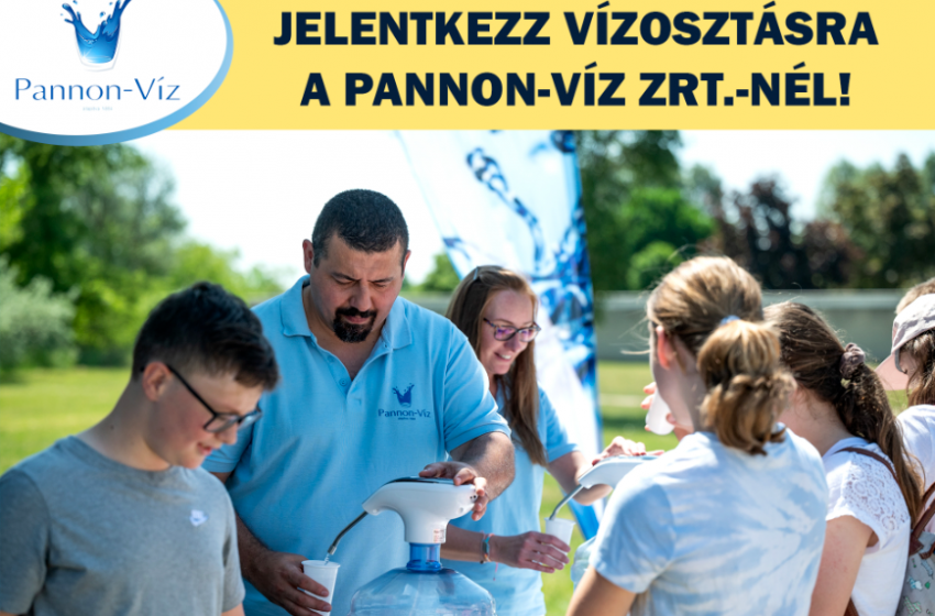 Vízosztásra várják középiskolások jelentkezését 