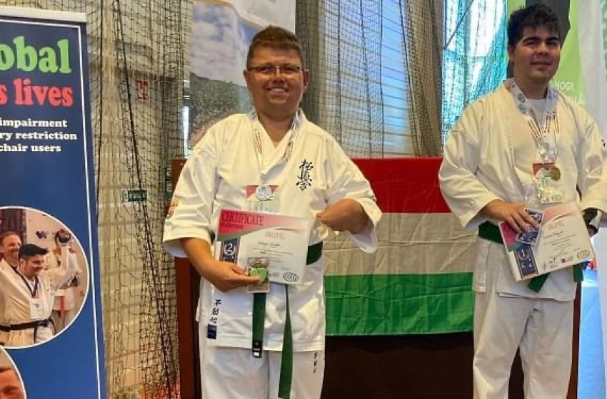 Egy ezüst és egy bronz az inclusive Karate Global Magyar Bajnokságon