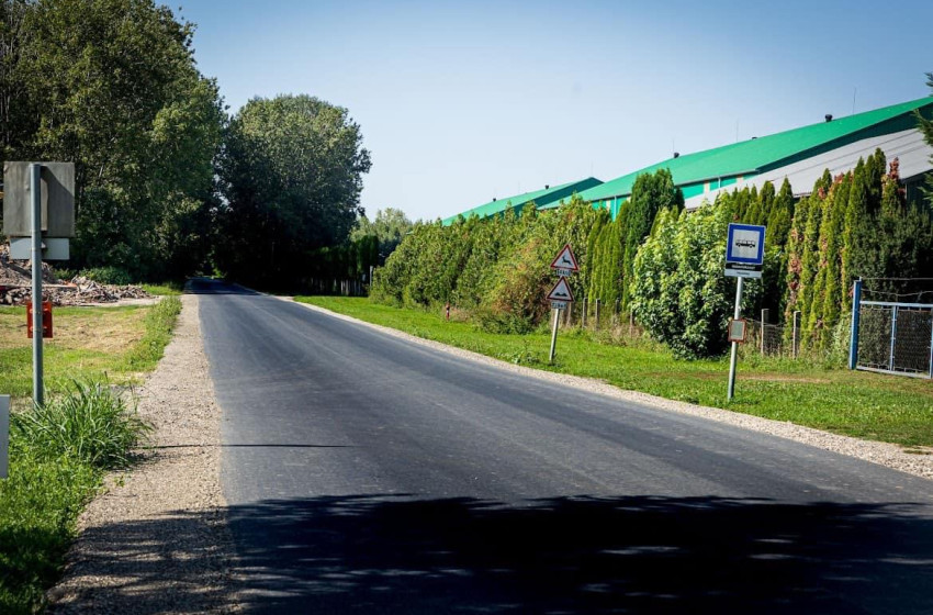 Megújult a Dör-Rábapordány út egyik legkritikusabb szakasza