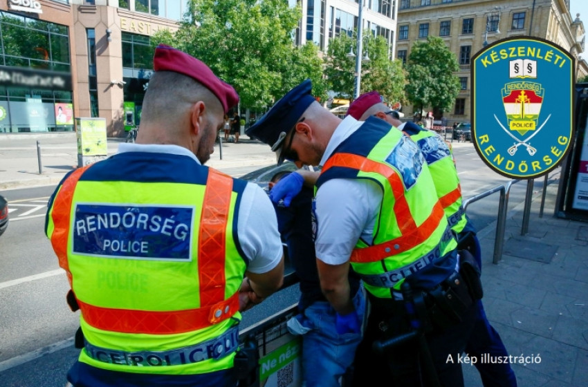 Házi őrizetből megszökött férfit fogtak el hajnalban a készenléti rendőrök 