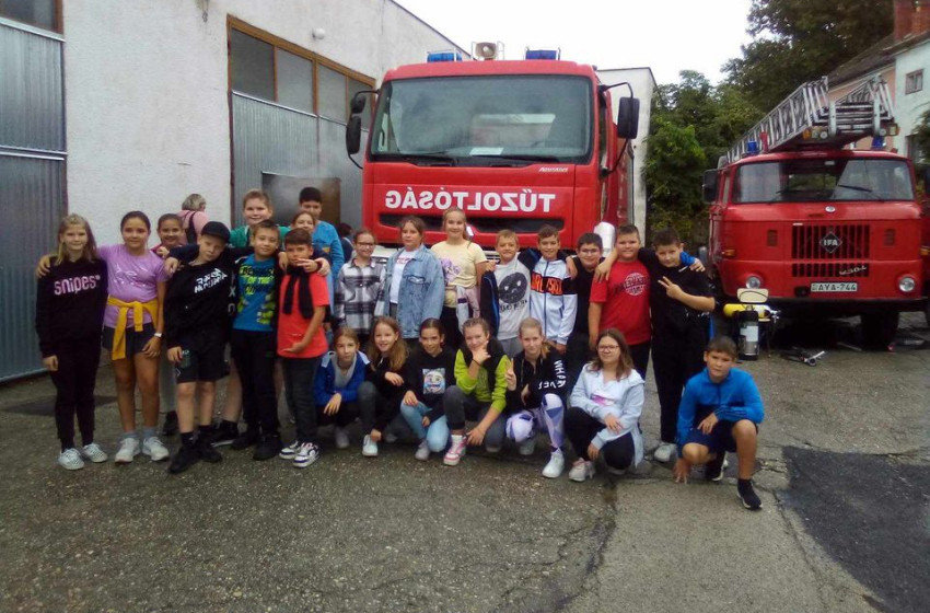 Kapuvári diákok élményekkel gazdagodva részt vettek a Kapuvári Katasztrófavédelmi Kirendeltség nyílt napján