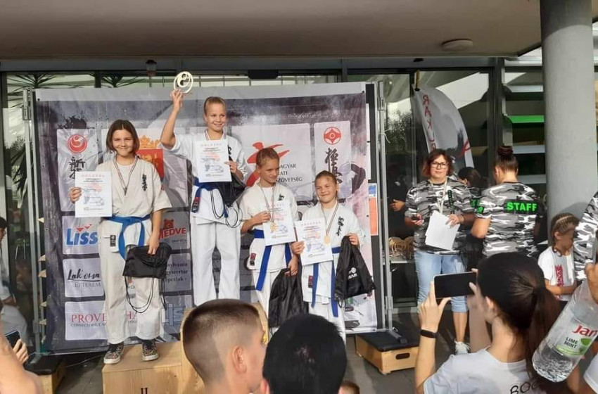 A Csornai SE versenyzői kiváló teljesítményeket nyújtott a Répcelaki Rakurai Kupán