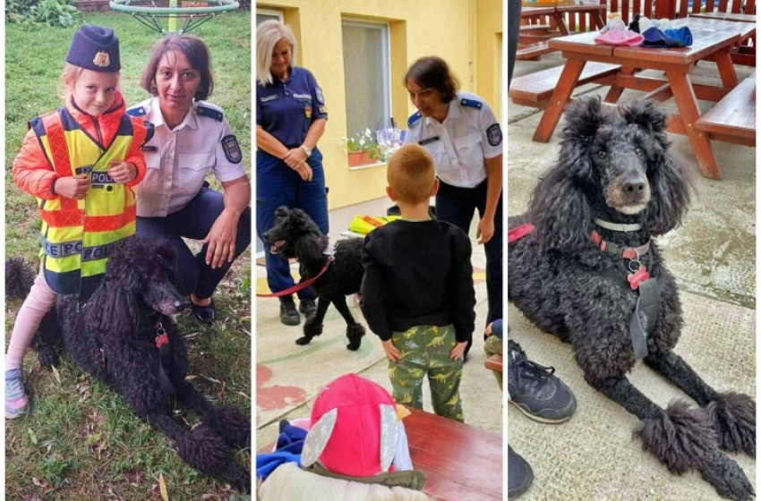 A Nyalkai Tündér-Háza Óvodába látogattak el a Győr-Moson-Sopron megyei rendőrök
