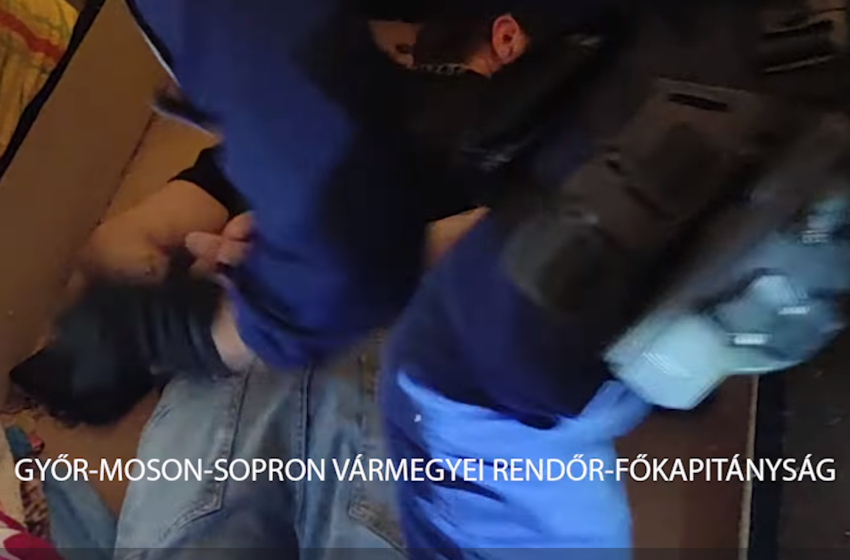 Újabb Top 50-es bűnöző rendőrkézen, vármegyénkben kapták el - videó