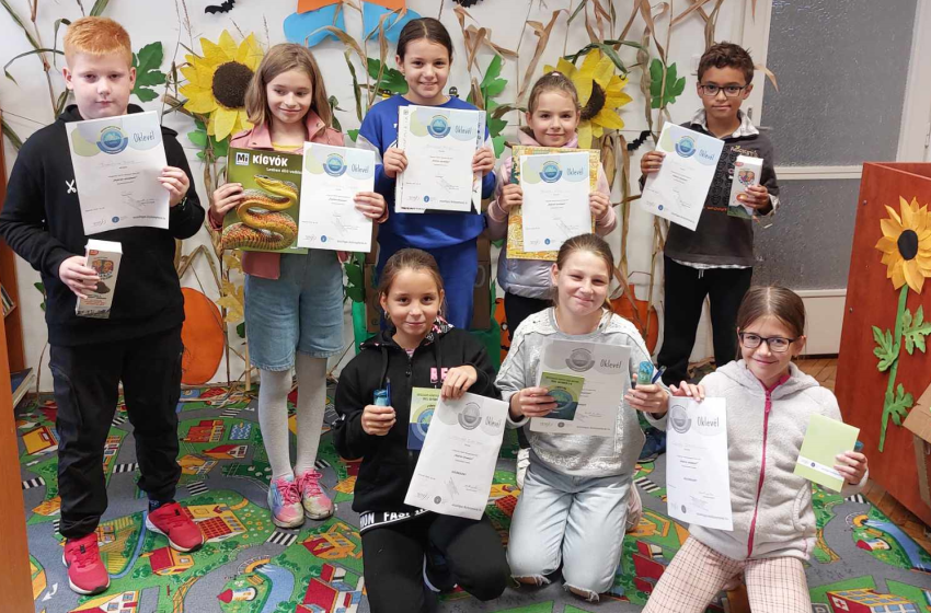 Kapuvári tehetségek: az olvasás művészetét ünnepelték rajzpályázaton