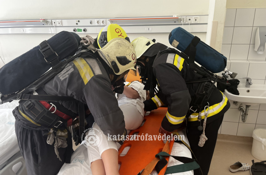 Tűz volt a győri kórházban