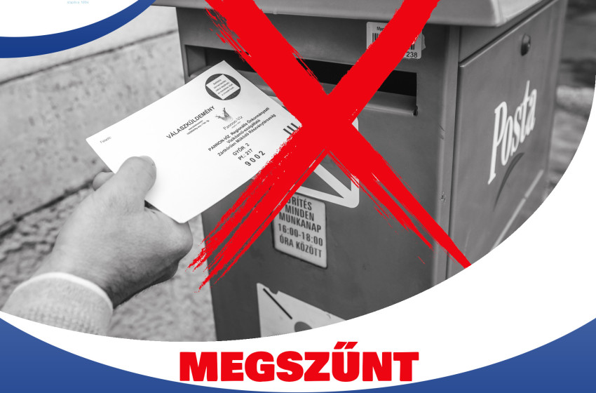 Megszűnt a postai úton, bejelentőlapon történő vízmérőállás diktálás