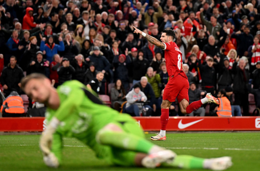 Szoboszlai Dominiké a hónap gólja a Liverpoolnál