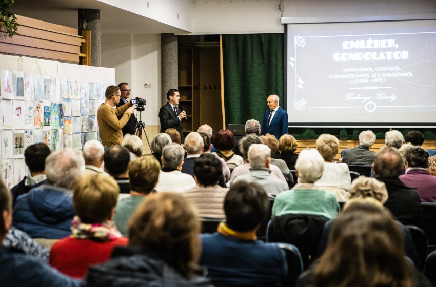 Emlékek, gondolatok Kapuvárról, Gartáról, a gimnáziumról és a Rábaközről - Dr. Gadányi Károly előadása