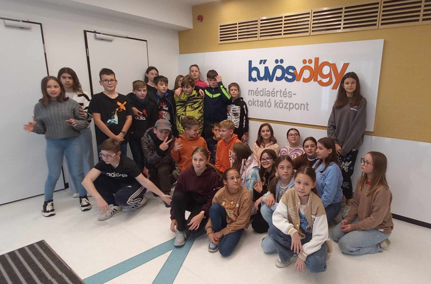 Kapuvári diákok pillanthattak be a média különleges és érdekes világába