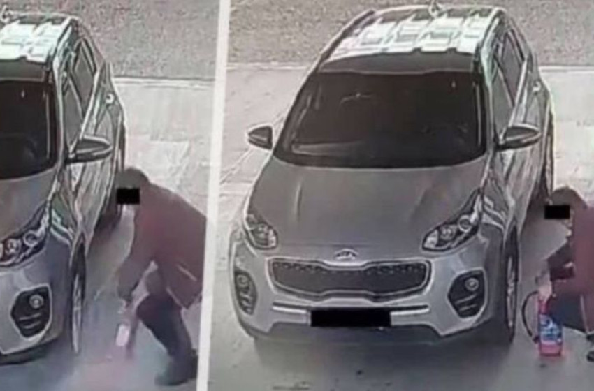 Nem hitték el a benzinkutasok, mire akarja használni a férfi a poroltót (VIDEÓ)