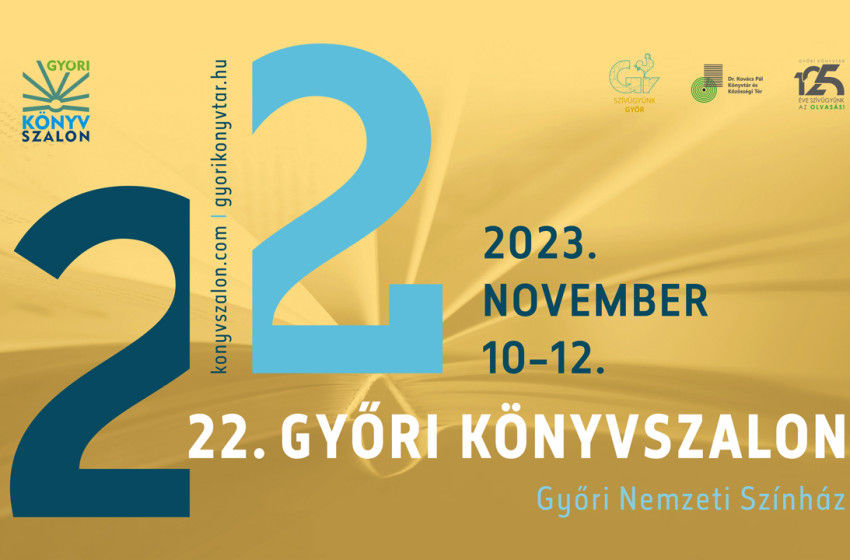 Pénteken kezdődik a 22. Győri Könyvszalon