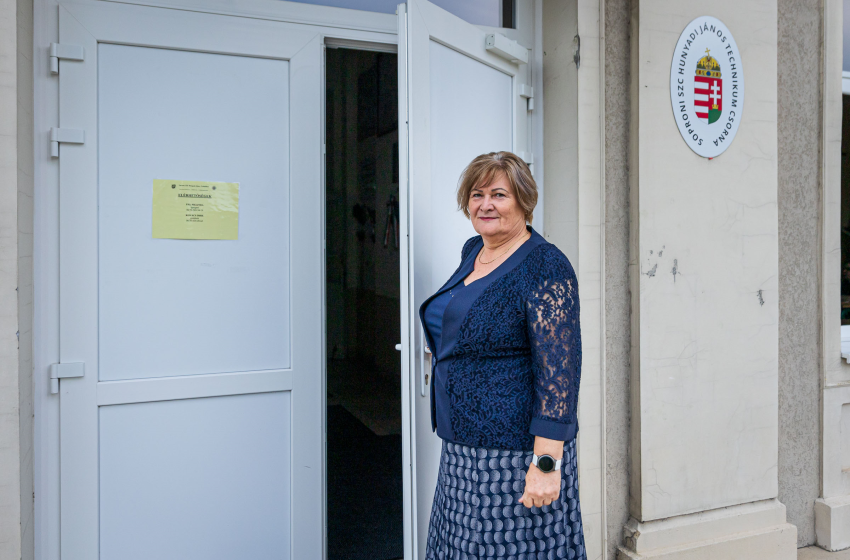 Két évtized a Hunyadi élén - beszélgetés Kovács Istvánnéval a Soproni SZC Hunyadi János Technikum volt igazgatójával