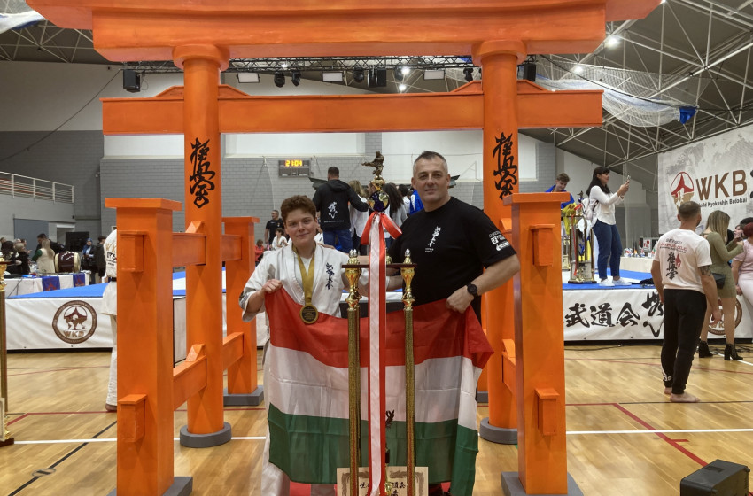 Világbajnoki aranyérmes a Castrumos Szalay Berta