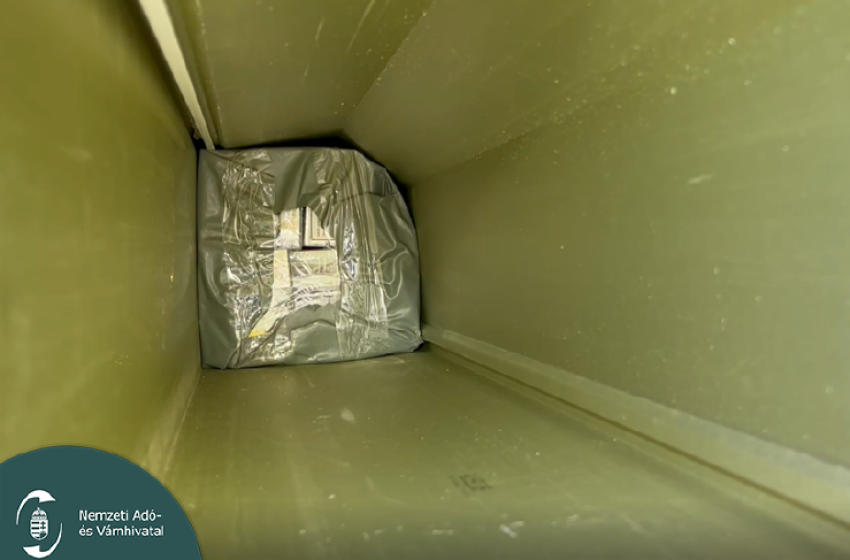 Csempészcigivel csípték le a redőnyőst Győrnél - Videó