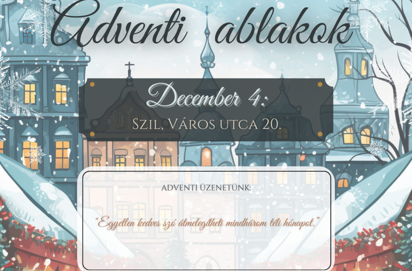 Adventi séták és baráti pillanatok Szilban