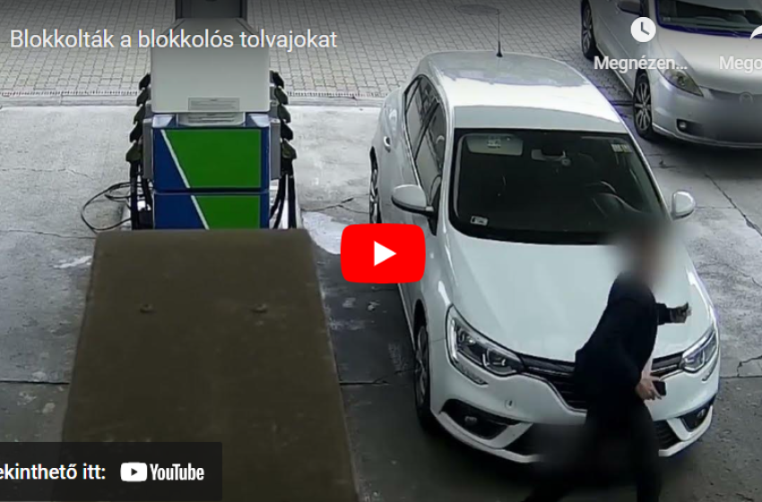 Benzinkúton raboltak ki egy pénzszállító autót Budapesten - videó