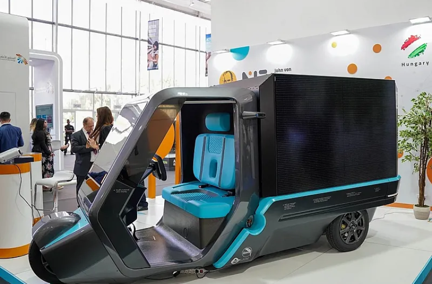 Dubajban mutatták be a hidrogénes magyar járművet