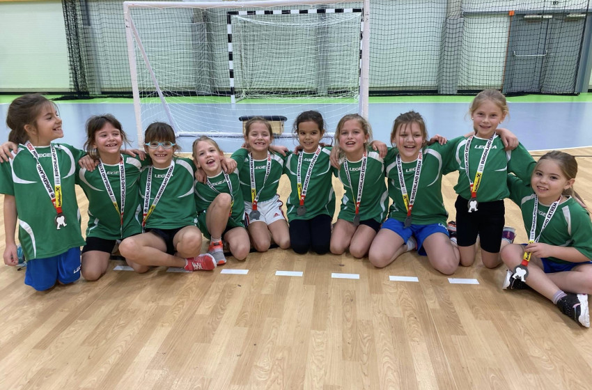 Répcelakon kézilabdáztak a Csornai SE legfiatalabb játékosai 