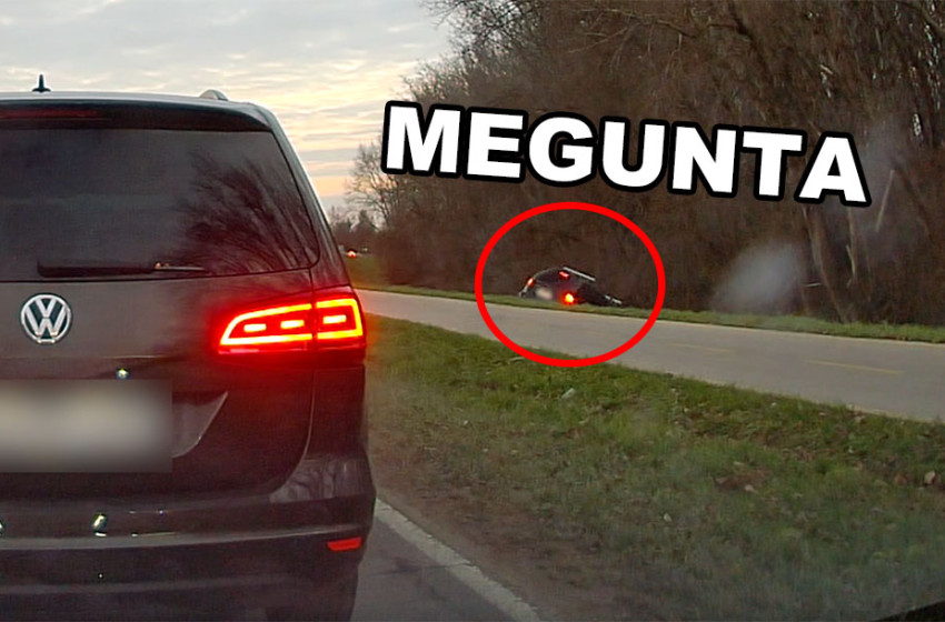 Megunta a győri dugót a terepjárós - videó