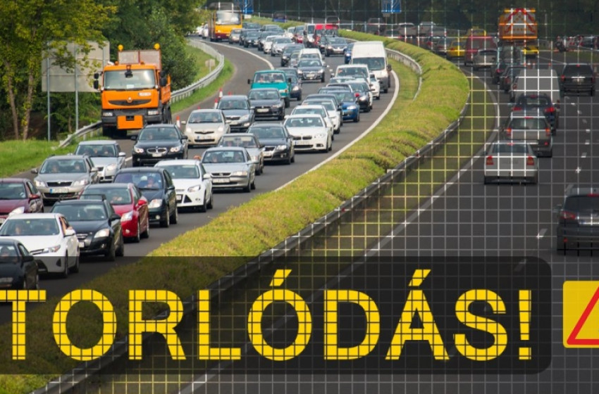 Torlódásra kell számítani az M1-es autópályán a hajnali baleset után