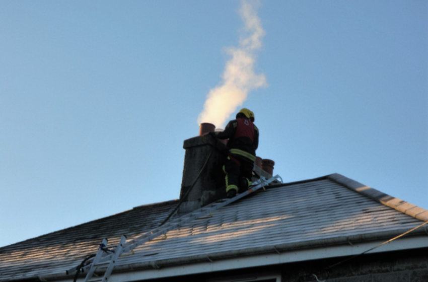 Kéményben lerakódott korom égett Babóton