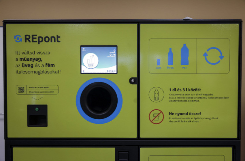 A régi italcsomagolást tilos bedobni az automatákba