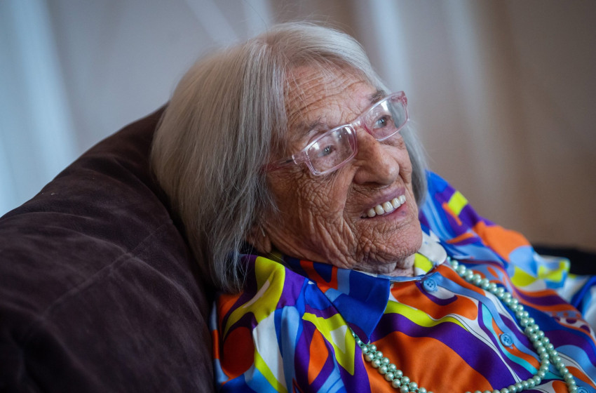 103 éves Keleti Ágnes, a világ valaha élt legidősebb olimpiai bajnoka