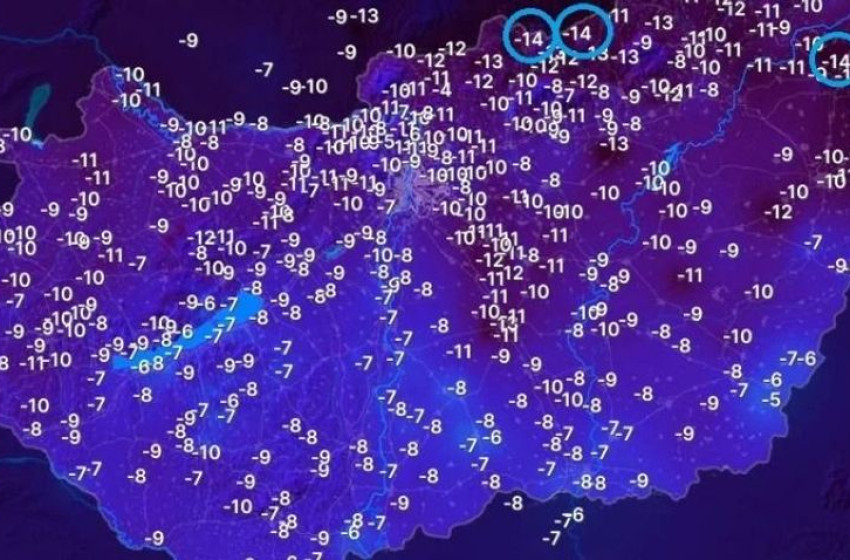 Az idei tél leghidegebb éjszakáján vagyunk túl