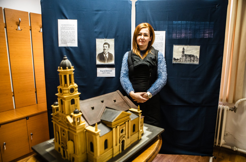 Egy 84 éves Szent Anna templom makett a hónap műtárgya Kapuváron