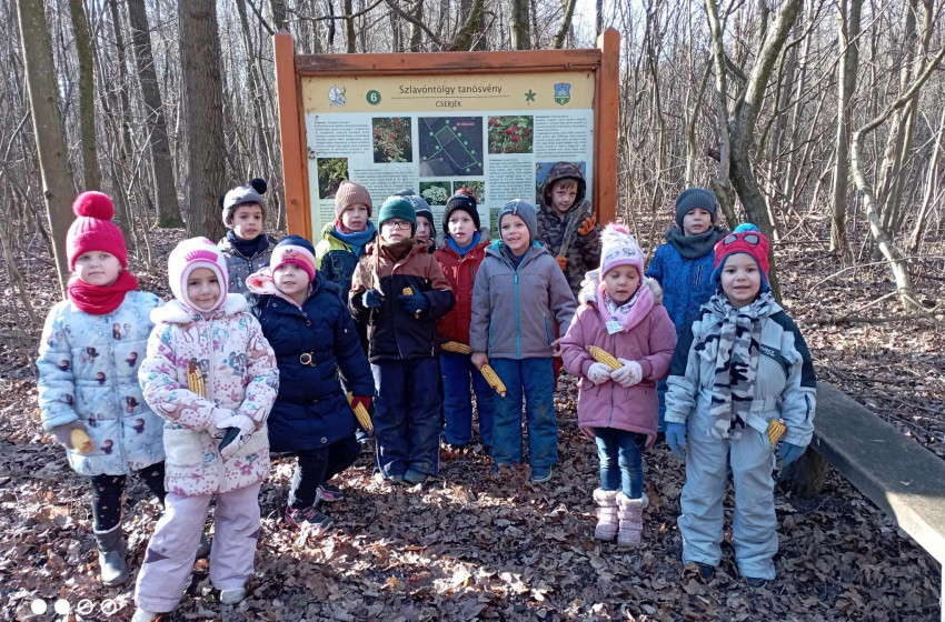 Erdőjáró ovisok Szanyban