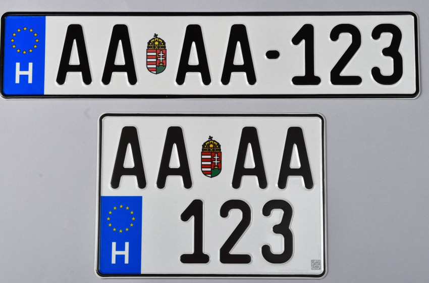 Ezek a legnépszerűbb egyedi betűpárosítások a rendszámokon