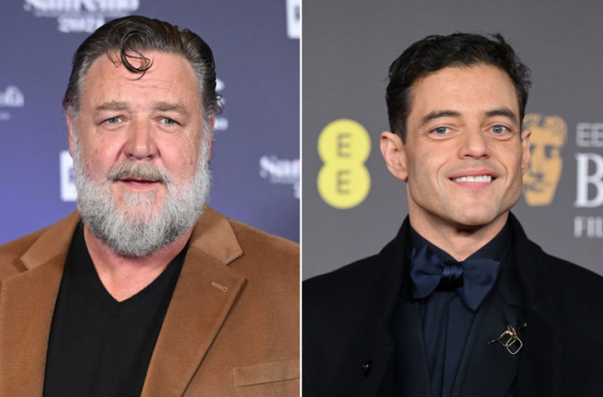 Budapestre érkezett Russell Crowe és Rami Malek