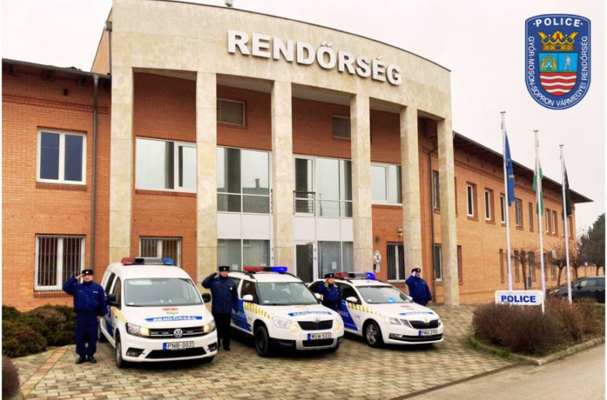 A Kapuvári Rendőrök segítsége időbe érkezett