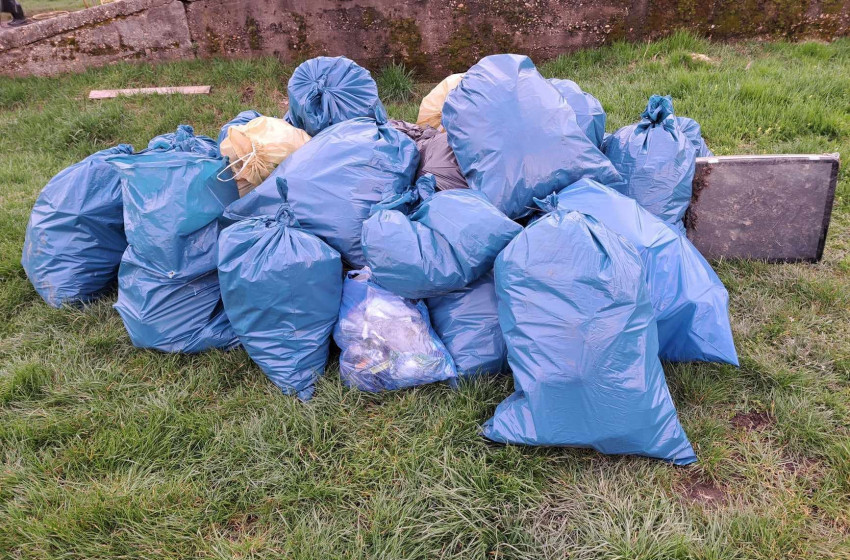 Sikeres szemétszedési akció Magyarkeresztúrban