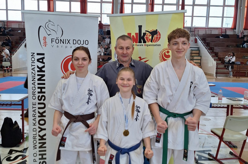 A Csornai SE karatékái országos döntőbe jutottak