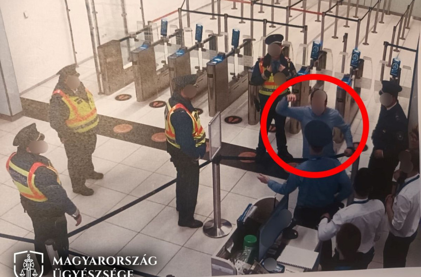 Egy tádzsik migráns a Liszt Ferenc reptéren fenyegette a rendőröket 