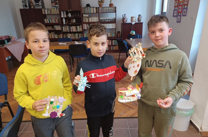 Húsvéti kézműves foglalkozás Rábacsécsényben