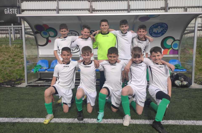 Óriási sikert aratott a csornai U11-es korosztály Ausztriában